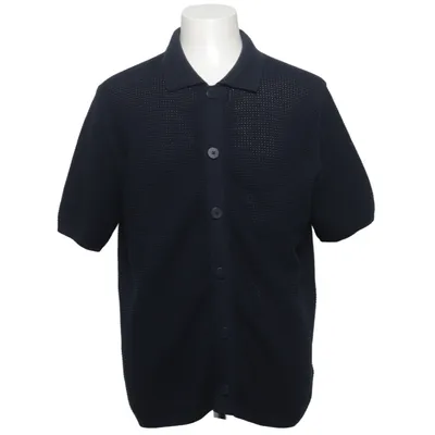 Short sleeve shirt (Blue) from JAKE*S STUDIO Cotton