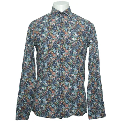 Shirt (Blauw, Meerkleurig) van Oscar of Sweden Katoen