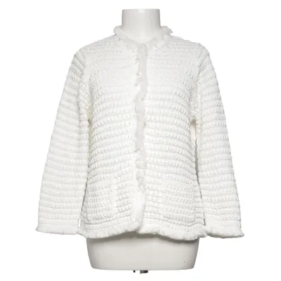 Cardigan (Blanc) de Uta Raasch Coton, Polyamide, Polyester, Viscose