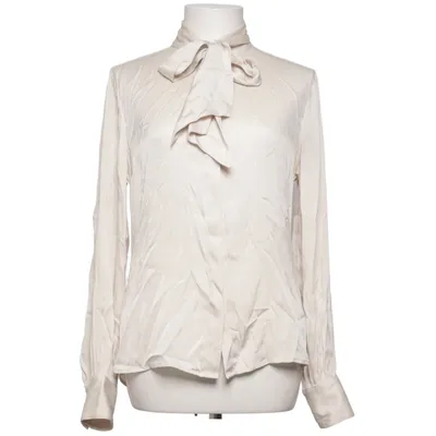 Knytblus (Beige) från Stenströms Elastan, Silke