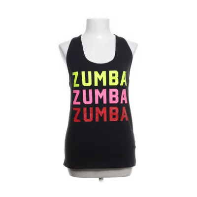 Träningslinne (Svart, Flerfärgad) från Zumba Bomull, Elastan