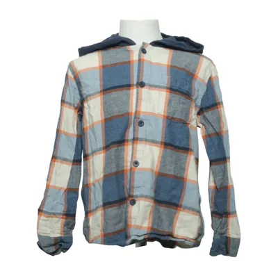 Flanellskjorta (Blå, Vit, Orange) från KappAhl Bomull