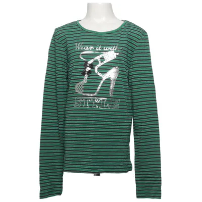 T-shirt à manches longues (Vert, Noir) de Someone