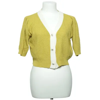 Cardigan (Green, White) from Gabrielle
