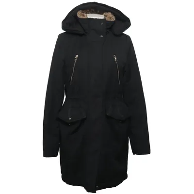 Parkas (Svart) från Zara Trafaluc Outerwear Collection Akryl, Bomull, Polyester