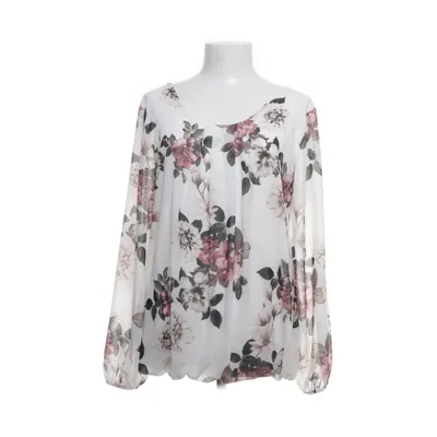 Bluse (Hvid, Flerfarvet) fra Creme Fraiche Elastan, Nylon, Polyester, Viscose