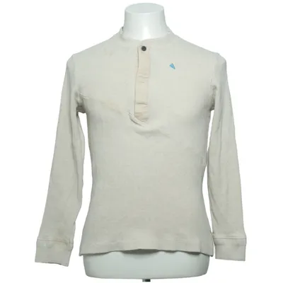 Henley shirt (Beige) van Klättermusen Katoen, Wol