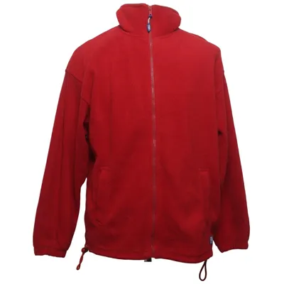Fleece jacket (Red, Black) from Rumble Clothing Polyester