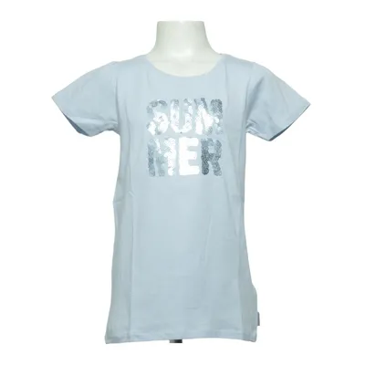 T-shirt (Blå) från Creamie Elastan, Ekologisk bomull