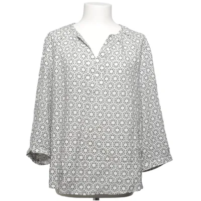 Blouse (Blanc, Noir) de Gabriella K. Viscose
