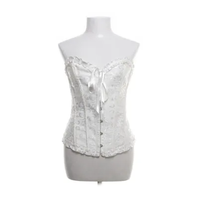 Corset (White) from Chilirose Cotton, Polyester