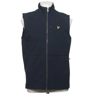 Gilet d'extérieur (Bleu) de Lyle & Scott Élasthane, Polyester