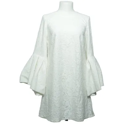 Robe (Blanc) de Ellibeth Coton, Élasthane, Polyamide, Polyester