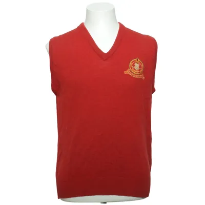 Slipover (Red) from Glenmuir Wool