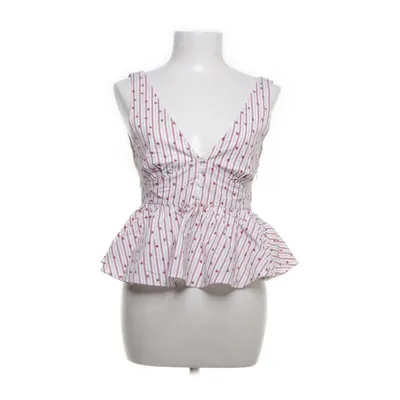 Peplum top (Wit, Rood, Meerkleurig) van Zara Trafaluc