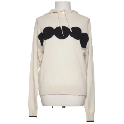 Hættetrøje (Beige, Sort) fra Marimekko x Uniqlo Kashmir, Uld