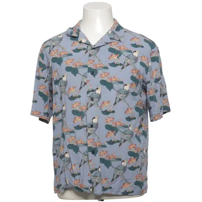 Korte mouwen shirt (Blauw, Meerkleurig) van Uniqlo Viscose