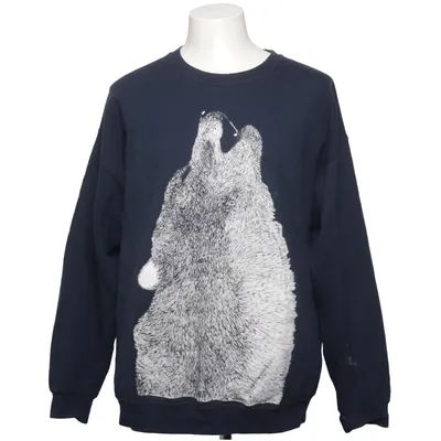 Collegetröja (Blå, Grå) från Supremebeing Bomull, Polyester