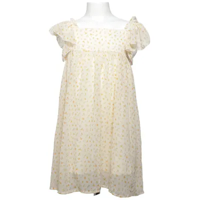 Jurk (Geel, Wit) van Cubus Gerecycled polyester