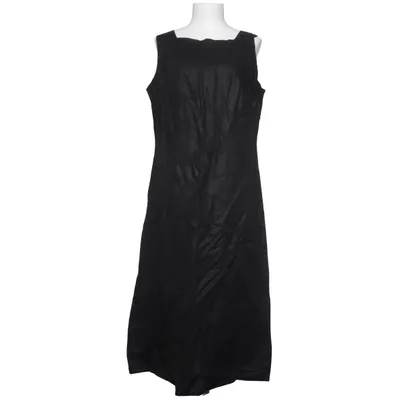 Robe longue (Noir) de Franco Callegari Acétate, Lin