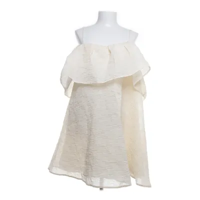 Klänning (Vit, Beige) från H&M Trend Bomull, Polyester
