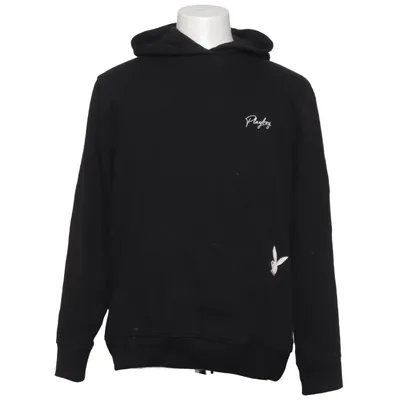 Huvtröja (Svart) från Playboy Bomull, Polyester