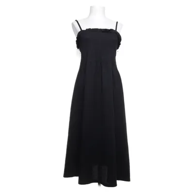 Robe longue (Noir) de H&M Élasthane, Polyester