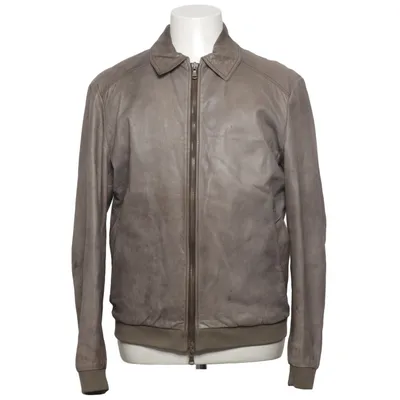 Veste en cuir (Gris) de Ice Iceberg Cuir
