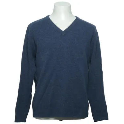 Pullover (Blue) from Alan Paine Wool