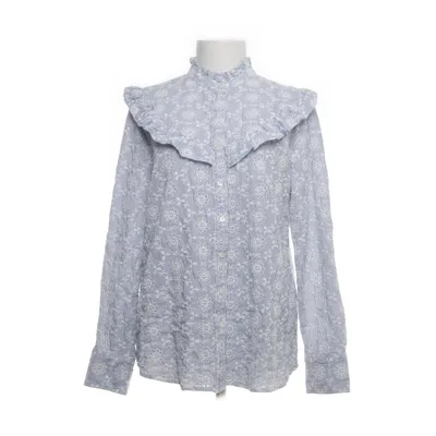 Blus (Vit, Blå) från Promod Bomull, Polyester