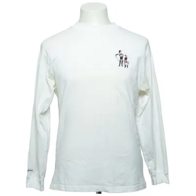 Langærmet t-shirt (Hvid) fra Carne Bollente