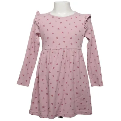 Dress (Pink) from Polarn O. Pyret Elastane, Organic cotton