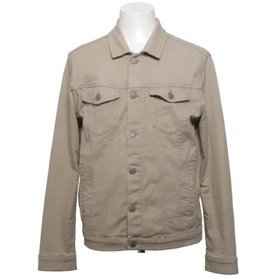 Denimjakke (Beige) fra Jack & Jones Jeans Intelligence Bomuld, Elastan