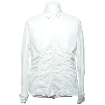 Shirt (Wit) van René Lezard Katoen, Polyamide