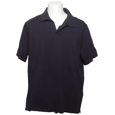 Polotrøje (Blå) fra H&M Man Bomuld, Elastan