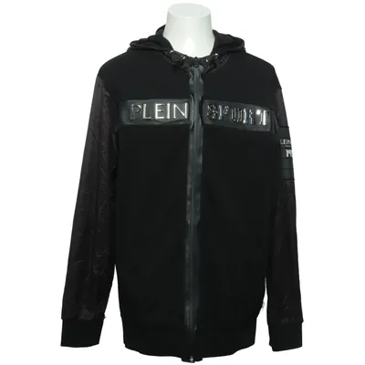 Sweat à capuche (Noir) de Plein Sport Coton, Élasthane, Polyester