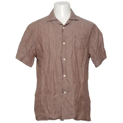 Chemise à manches courtes (Marron) de John Henric Lin