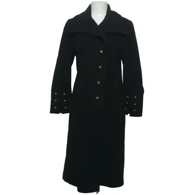 Manteau (Noir) de Damo Donna Polyamide, Laine