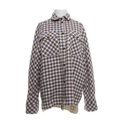 Skjortejakke (Beige, Flerfarvet) fra Samsøe & Samsøe Bomuld, Polyamid, Polyester