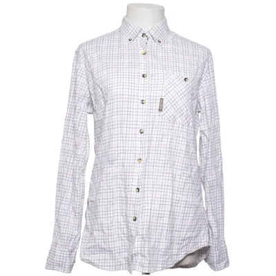 Buttondown-skjorta (Vit, Flerfärgad) från Brokared Bomull, Elastan