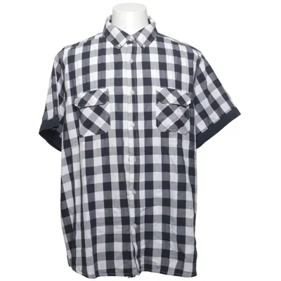Chemise à manches courtes (Bleu, Blanc) de Identic Man Coton