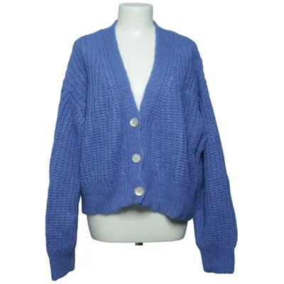 Strickjacke (Blau) von Rich and Royal Acryl, Alpakawolle, Polyamid