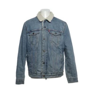 Fodrad jeansjacka (Blå, Vit) från Levi Strauss & Co Polyamid, Polyester