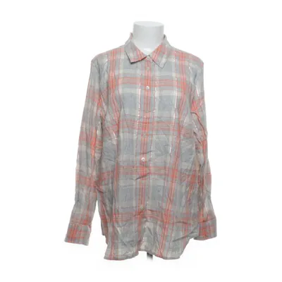 Chemise en flanelle (Gris, Rouge, Blanc) de Talbots Coton, Fibre métallique