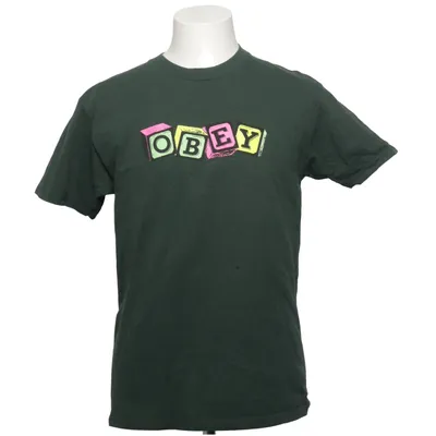 T-shirt (Green) from Obey Cotton