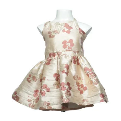 Kjole (Beige, Guld, Pink) fra MarMar Copenhagen Metallfiber, Polyester
