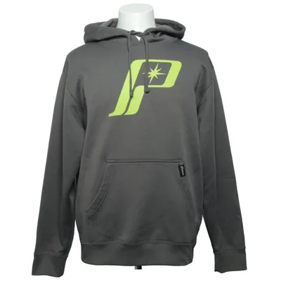 Hoodie (Gray, Yellow) from Polaris Cotton, Polyester