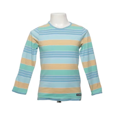 Lange mouwen shirt (Blauw, Groen, Geel) van Villervalla Elastaan, Organisch katoen
