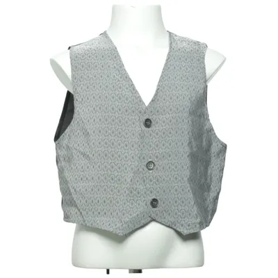 Suit vest (Gray) from Linus & Lotta Polyester, Viscose