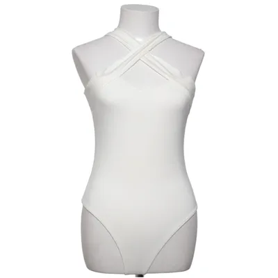 Body (Vit) från Superdown Elastan, Viskos